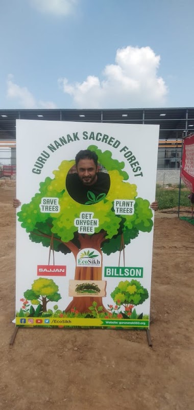 Plantation drive with Eco-Sikh Club