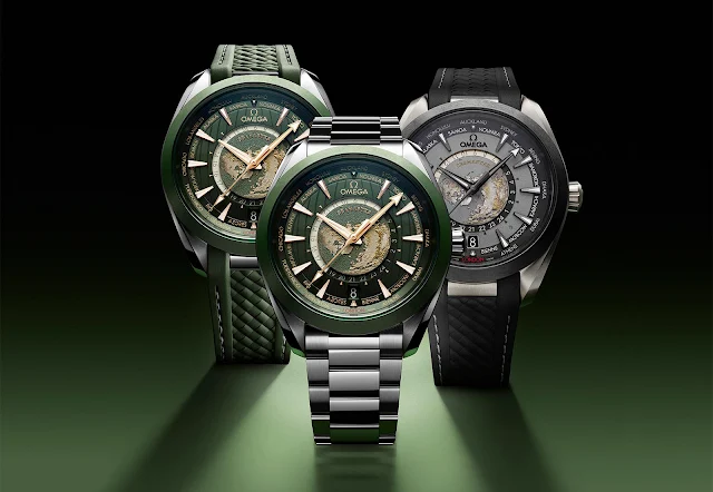 Omega Seamaster Aqua Terra Worldtimer, new 2023 models