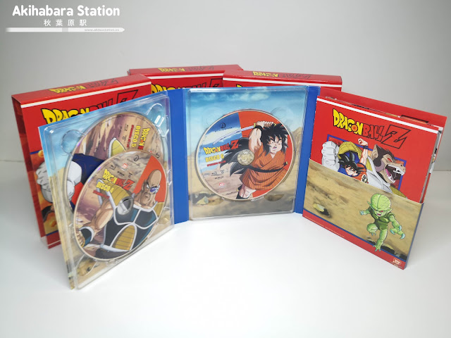 Un vistazo a los vols. 2 y 3 de la edición Blu-Ray de Dragon Ball Z.