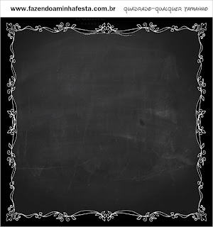 Blackboard Style, Free Printable Labels.