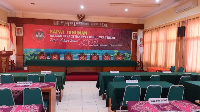 Rapat Tahunan Yayasan Dana Setiakawan Guru Jawa Tengah