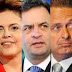 Pesquisa aponta Dilma com 43,7%, Aécio com 17% e Campos com 9,9%