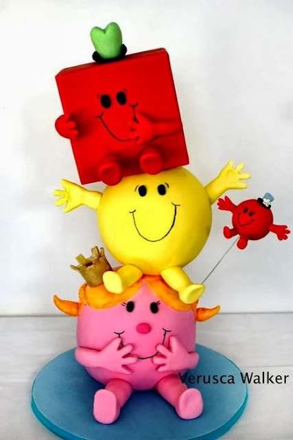 Mr. Men y Little Miss. Tartas originales. 