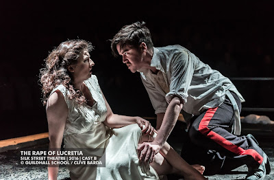 Karzyna Baljeko, Christopher Cull - Britten's The Rape of Lucretia at Guildhall School - photo Clive Barda