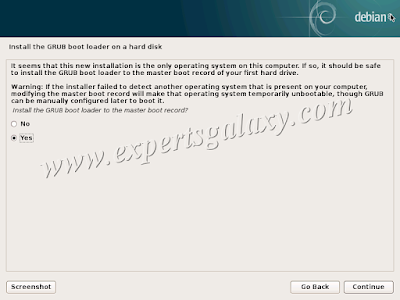 Debian GRUB Boot Loader Installation