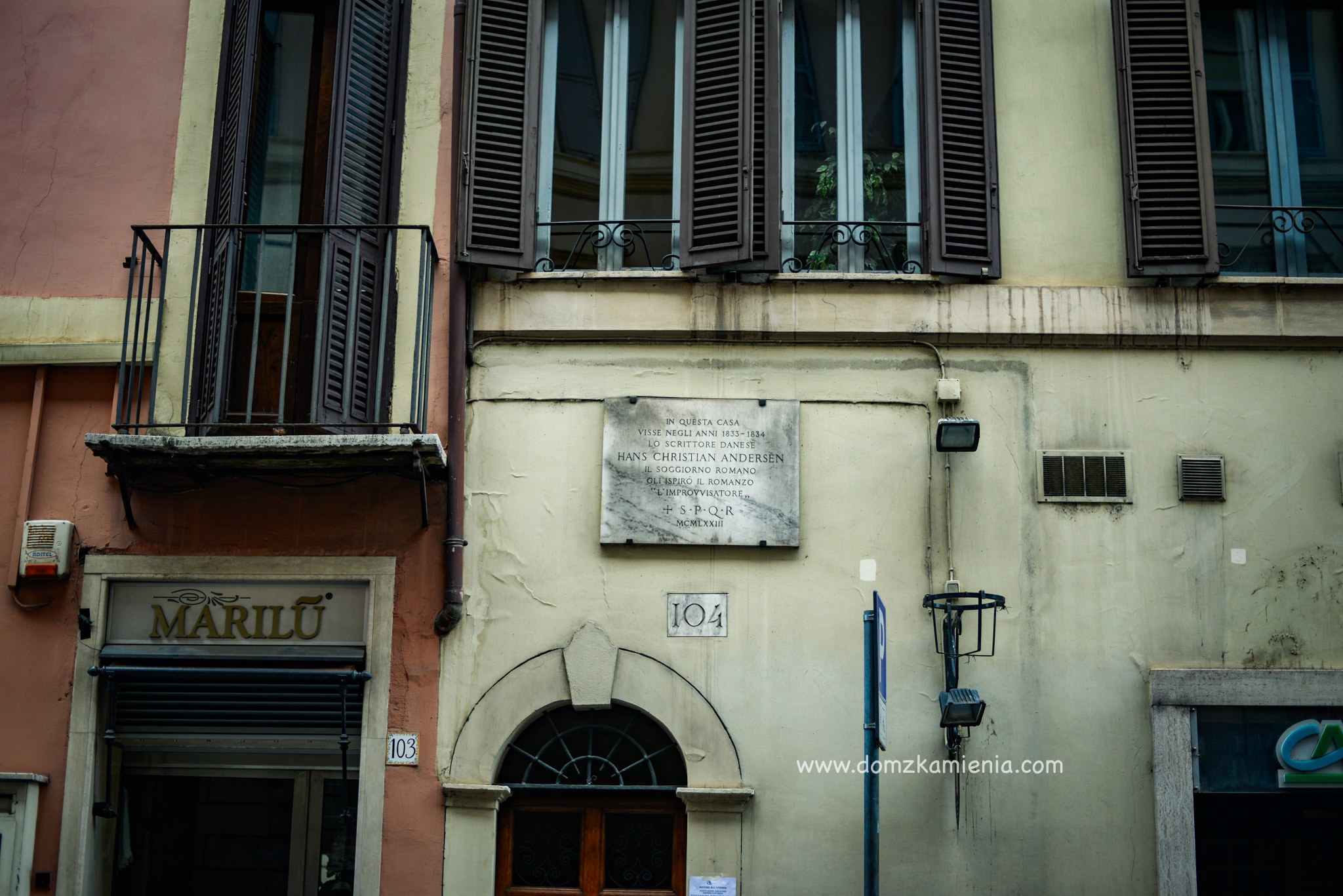 Rzym Dom z Kamienia blog o życiu we Włoszech