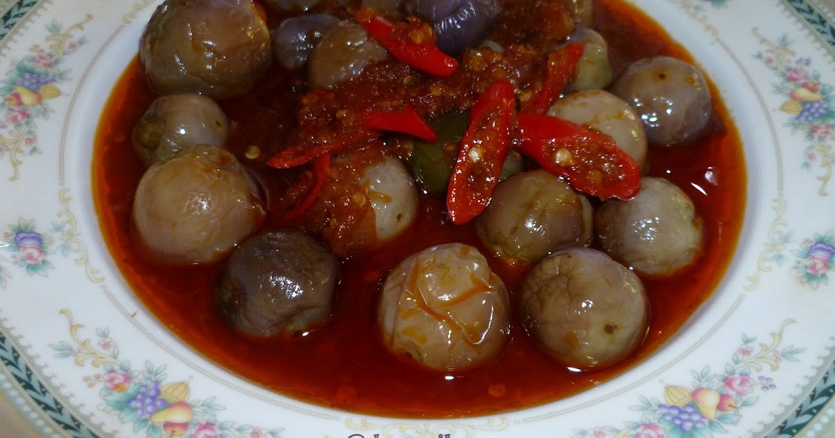 DapurCikWan: TERUNG BULAT MASAK SAMBAL