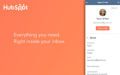HubSpot Sales Extension for Chrome