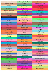 Crayola Color Names