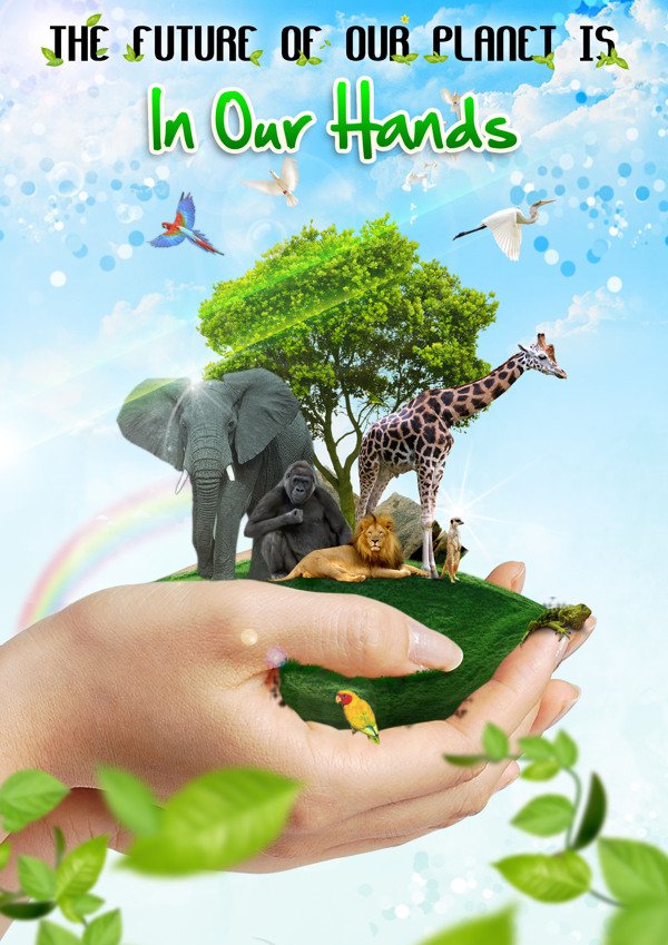 15 Contoh Gambar  Desain  Poster  Lingkungan  Go Green 