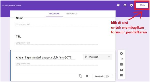 Panduan mudah membuat Google Form