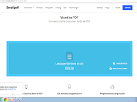 Cara Format Word ke PDF Dengan Smallpdf, Format Word Ke PDF