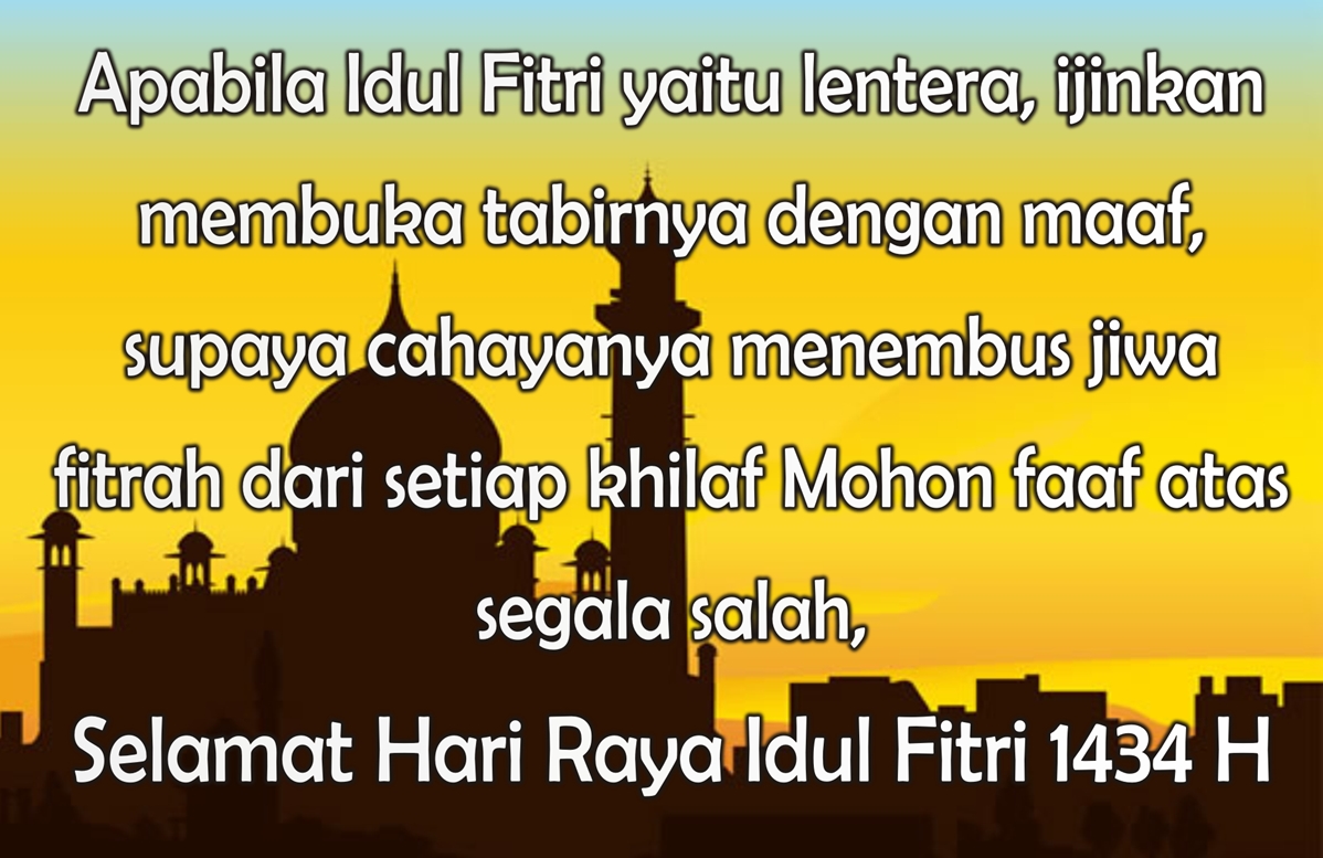  Kata Kata  Ucapan  Hari Raya Idul Fitri 