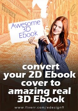 3D Ebook Mockup Service