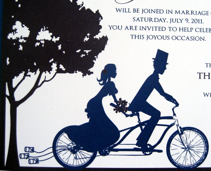cobalt blue and white wedding invitations