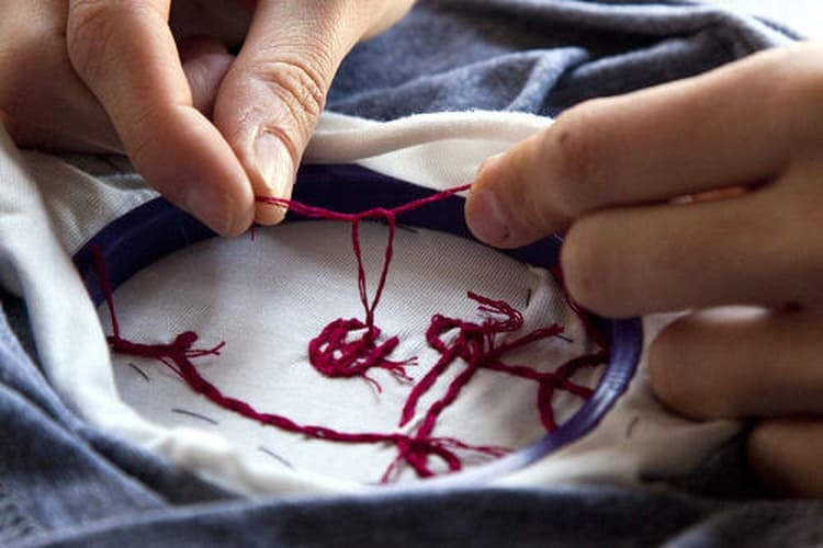 Backstitch Embroidery Tutorial