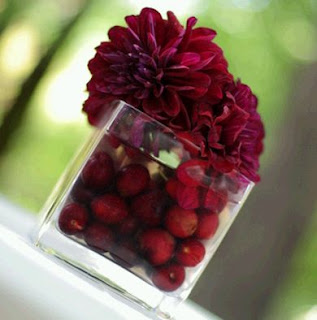 Wedding Decorations, Red Centerpieces and Arrangements