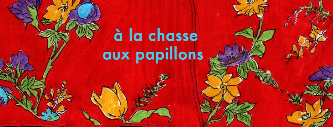 à la chasse aux papillons