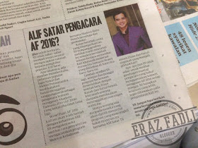 Alif Satar Pengacara AF 2016