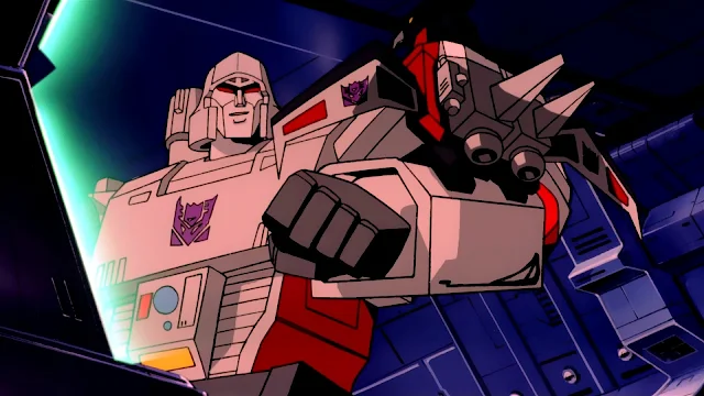 Transformers La Pelicula 1986 - Megatrón y Laserbeak