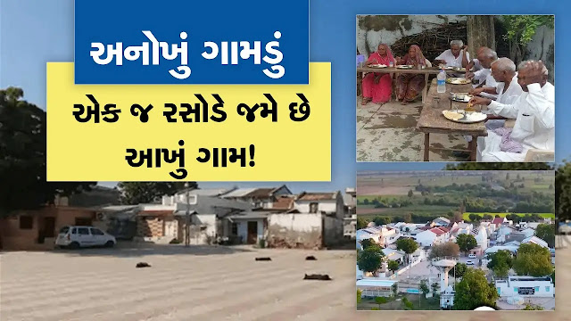 Gujarat this entire village eat in one kitchen