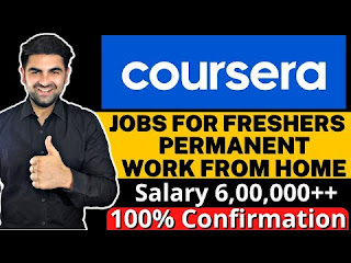 Coursera Jobs for Freshers Work from Home Apply Now