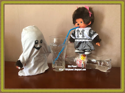 coca cola clear japan, monchhichi, kiki, toys vintage 