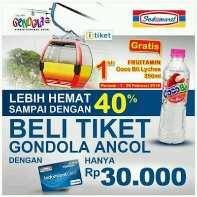 Promo Indomaret Beli Tiket Gondola Ancol Lebih Murah