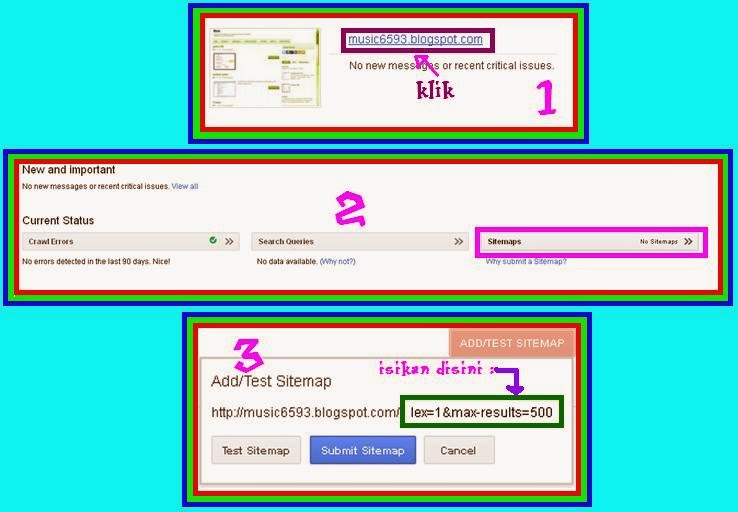 3 langkah Mudah Membuat Sitemap Blog di Google Webmaster Tools