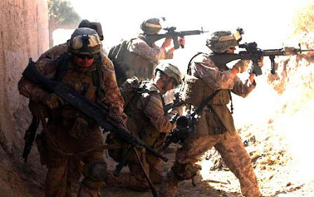 US led NATO invasion of Afghanistan