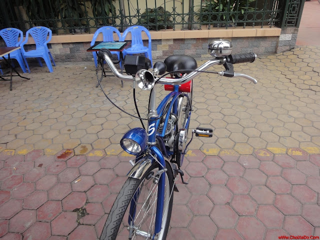 Xe đạp chế máy ở Hải Phòng
