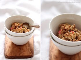 Rezept gesunder Apple Crumble Apfel Zimt Streusel Genuss