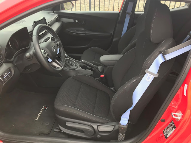 Interior view of 2020 Hyundai Veloster N