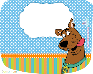 Fiesta de Scooby Doo: Etiquetas para Candy Bar para Imprimir Gratis.