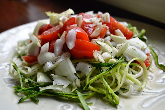 Garden Fresh Vegetable Zucchini Pasta