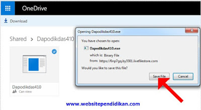 Download Aplikasi Dapodikdas Versi 410 langsung di Website Resmi Dapodikdas