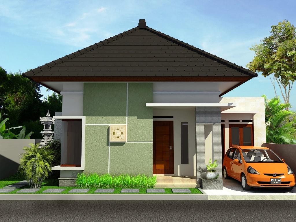 60 Gambar Rumah Minimalis 1 Lantai Tampak Depan dan Warna Cat Pilihan  Desainrumahnya.com