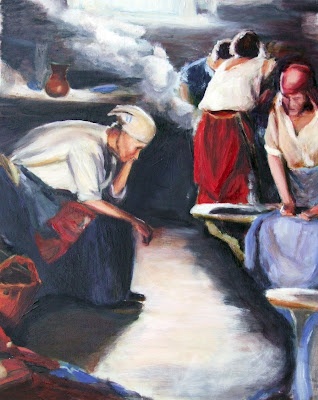 After Arkhipov The Washer Women study