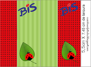 Ladybugs Free Printable Labels.