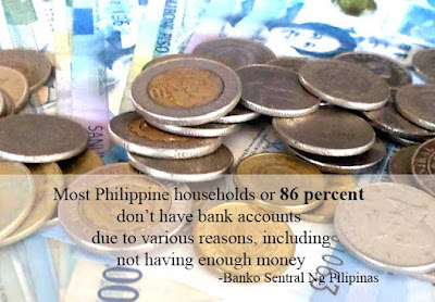 86% of Philippine household don't have bank accounts