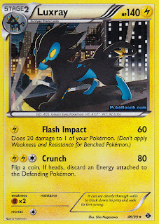 Luxray Next Destinies Pokemon Card