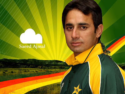 Saeed Ajmal Latest Wallpapers 2012