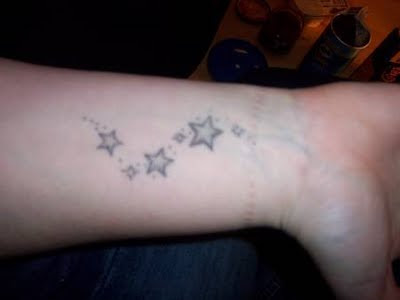 Tattoos Stars on Star Tattoos On Wrist Ideas For Girls
