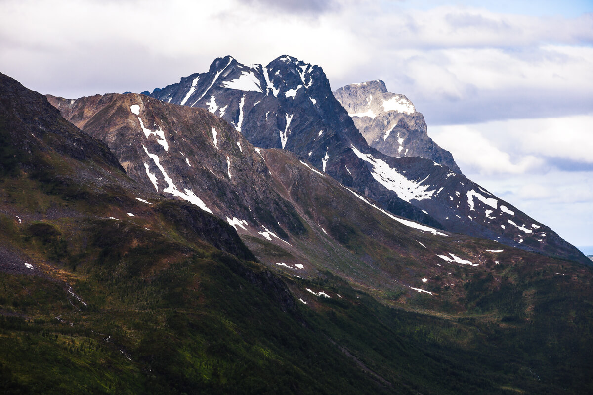 Szczyty nad Kvaenangen