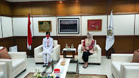 Anggota IV BPK RI Sambut Paskibraka Nasional Asal Lampung Aurel Febrina