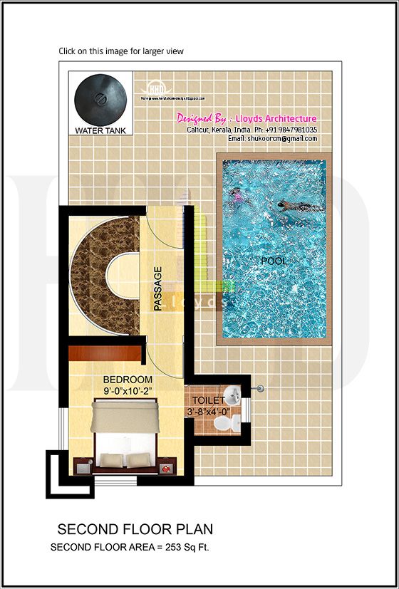 Second floor plan