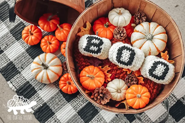 boo pumpkins crochet pattern