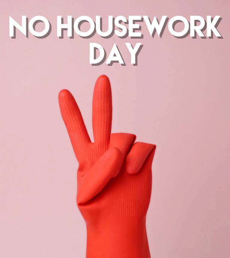 National No Housework Day Wishes for Instagram