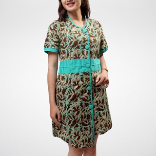 Foto Baju Batik Dress Model Sekarang