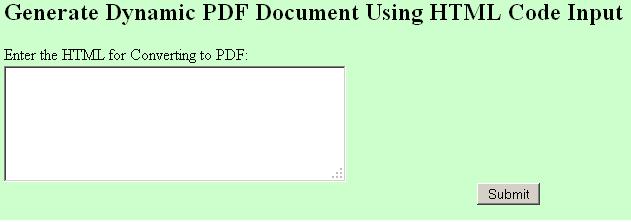 Java Dynamic HTML to PDF Converter